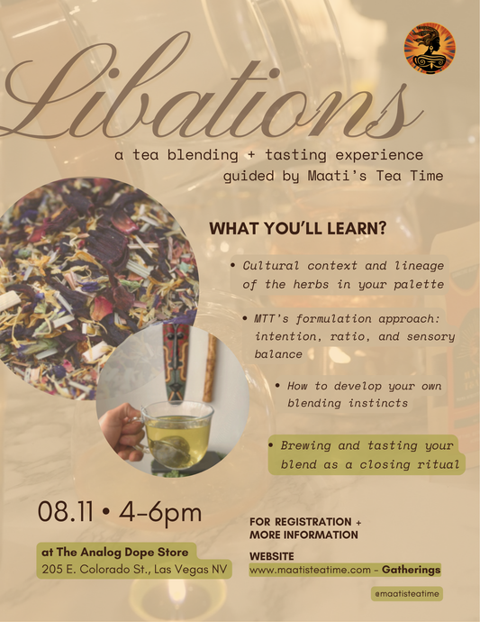 Libations: Tea Blending + Tasting Experience