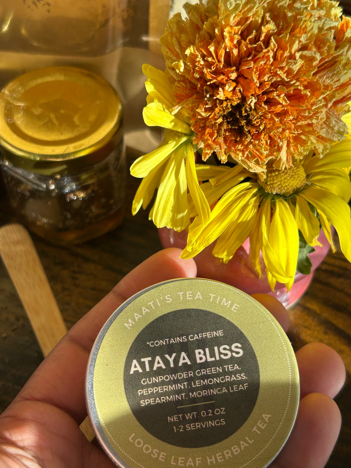 Mini Tea Tins | Maati’s Travel Blends