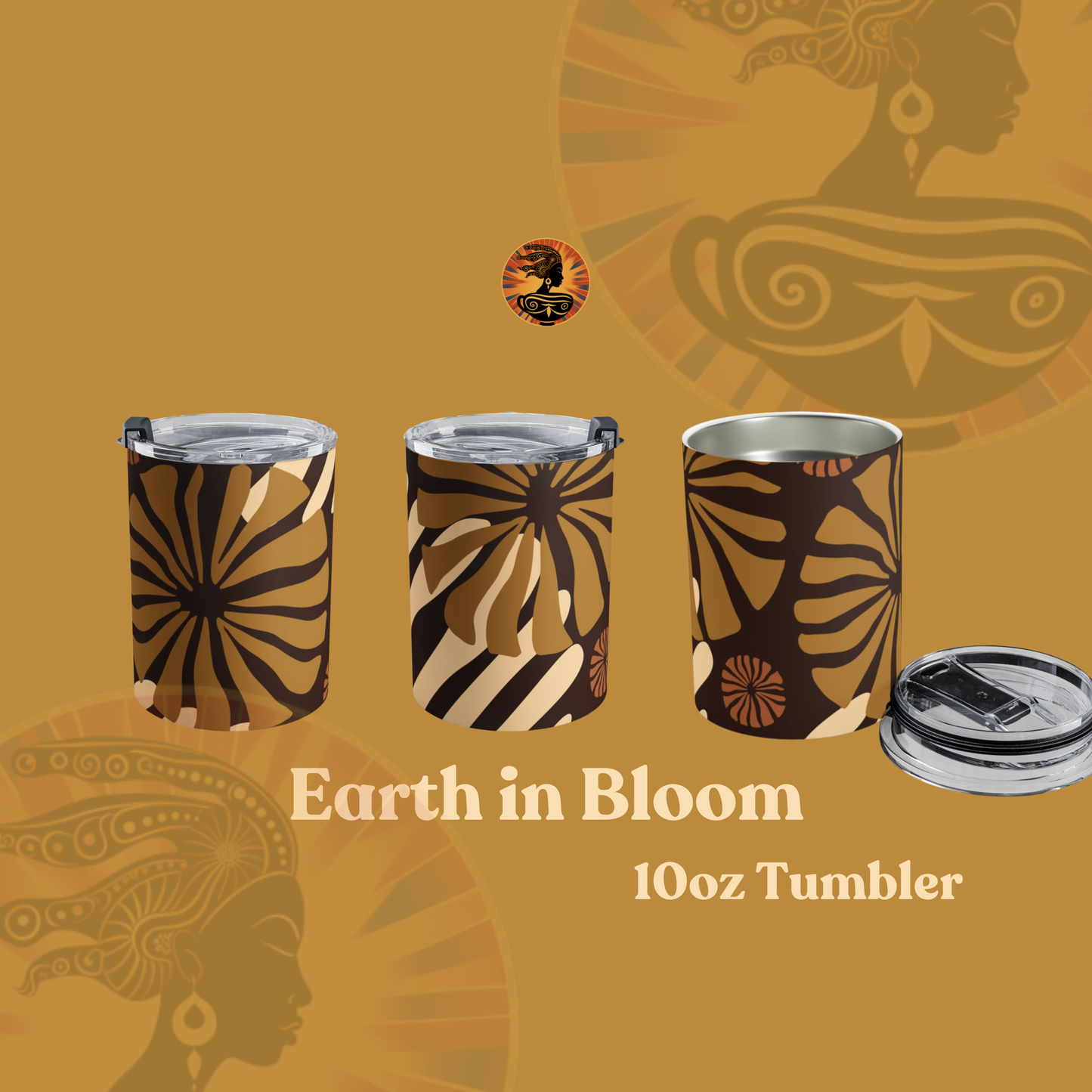 Earth Bloom Tumbler 10oz | Maati's House