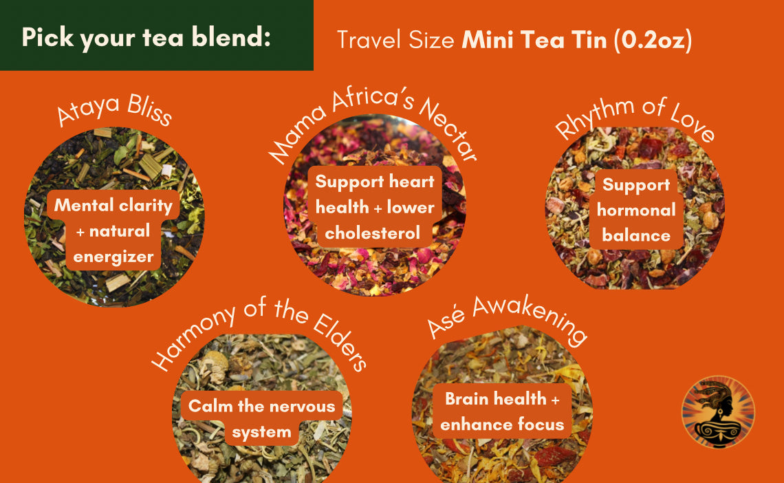 Mini Tea Tins | Maati’s Travel Blends