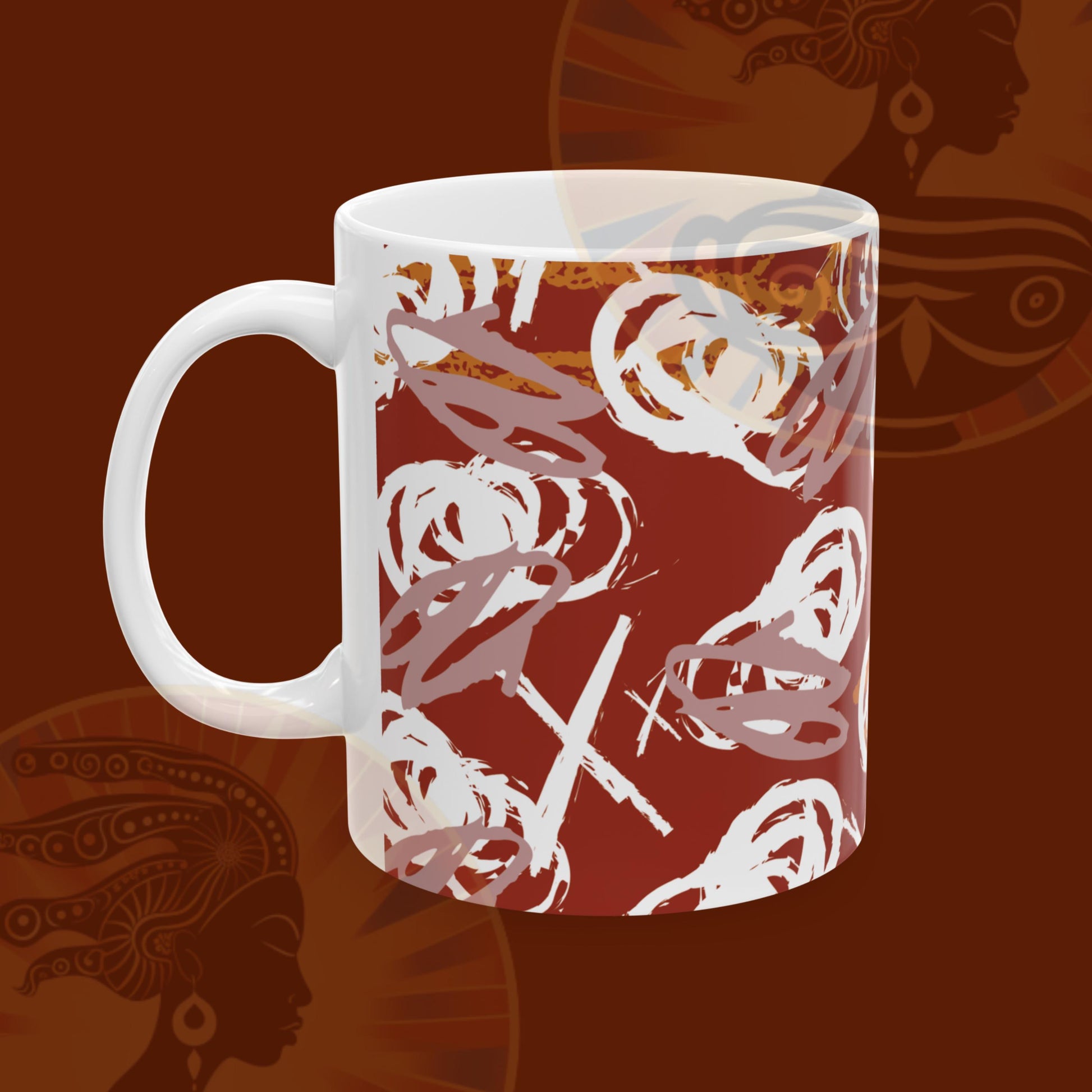 Free Flowing Mug - Pink | Maati's House (11oz)