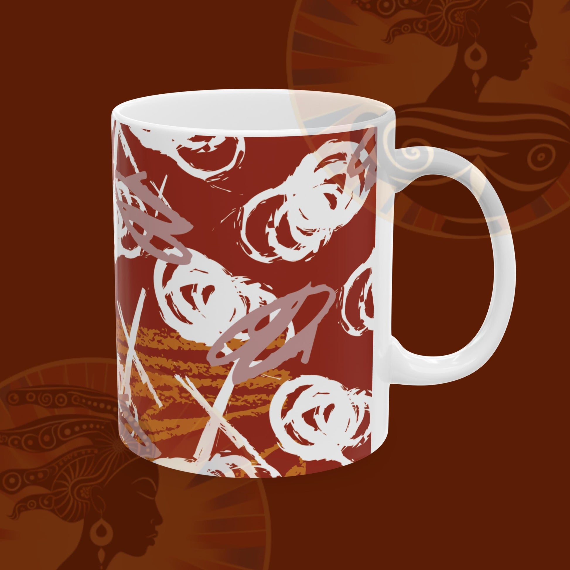 Free Flowing Mug - Pink | Maati's House (11oz)