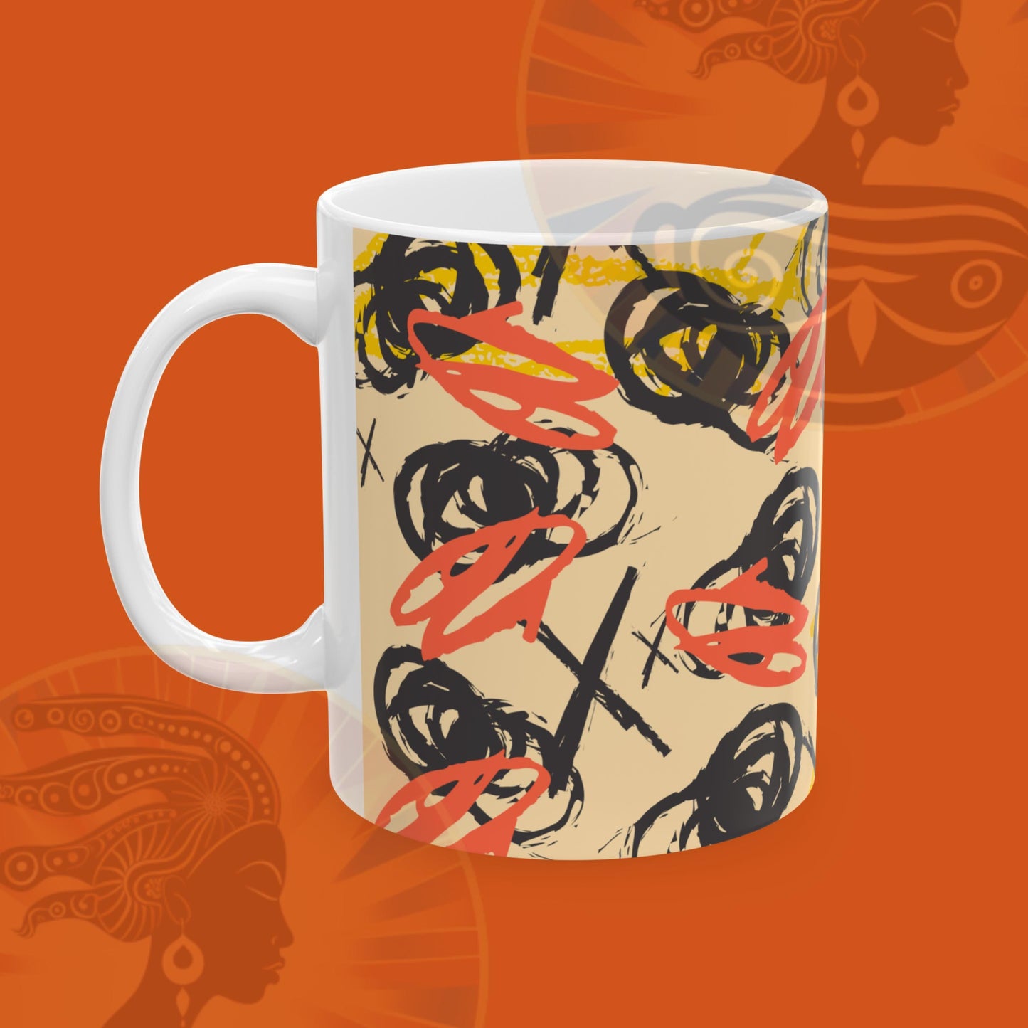 Free Flowing Mug - Cream | Maati's House (11oz)